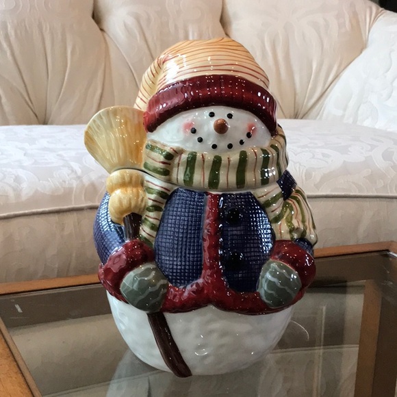 Snowman Cookie Jar - Picture 1 of 6